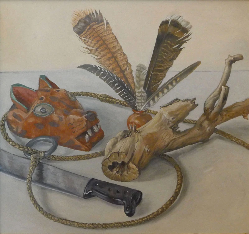 amerikanisches Stilleben, 2010, Öl auf Leinwand, 62 × 65 cm