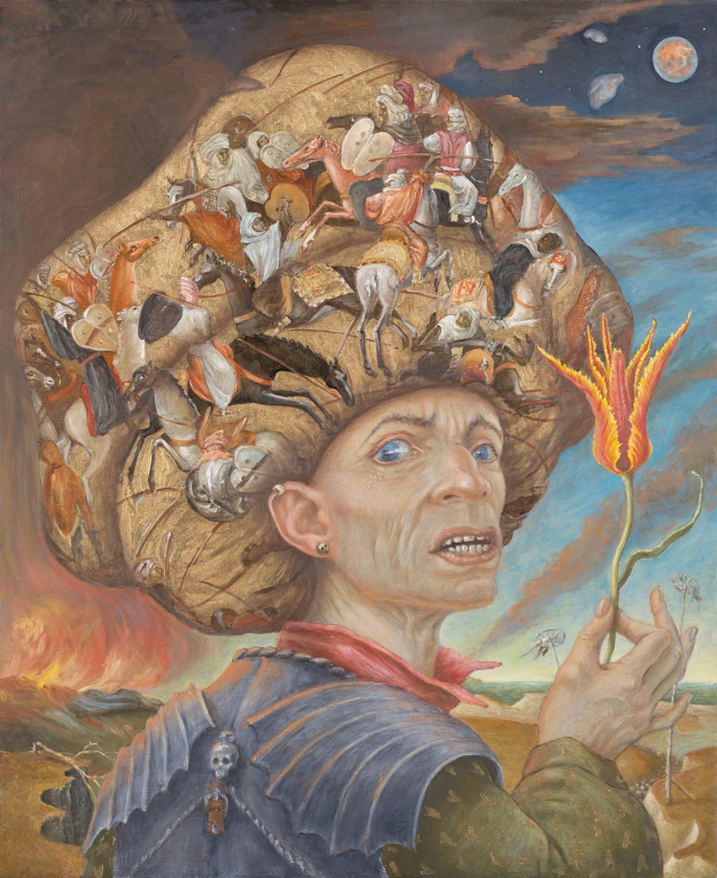 Mars, 2016, Mischtechnik / Leinwand auf Platte, 68 × 56 cm