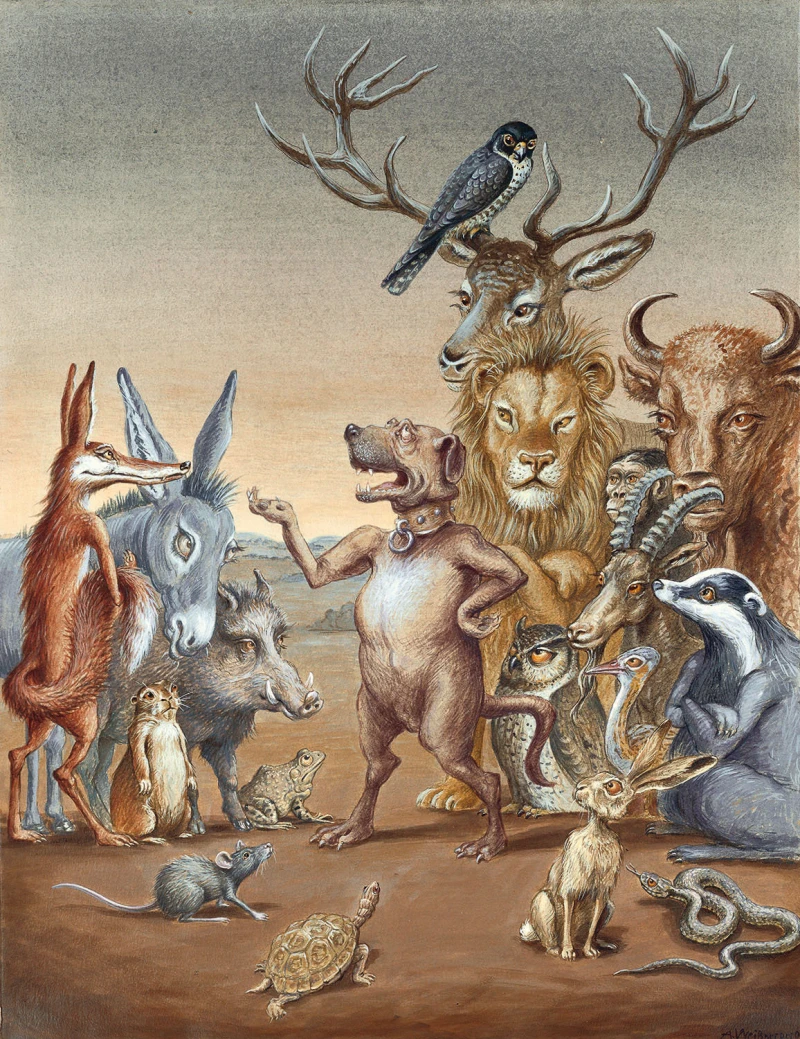 Vom Löwen und vom Esel